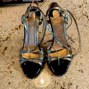 Authentic Christian Loubotin sandals!